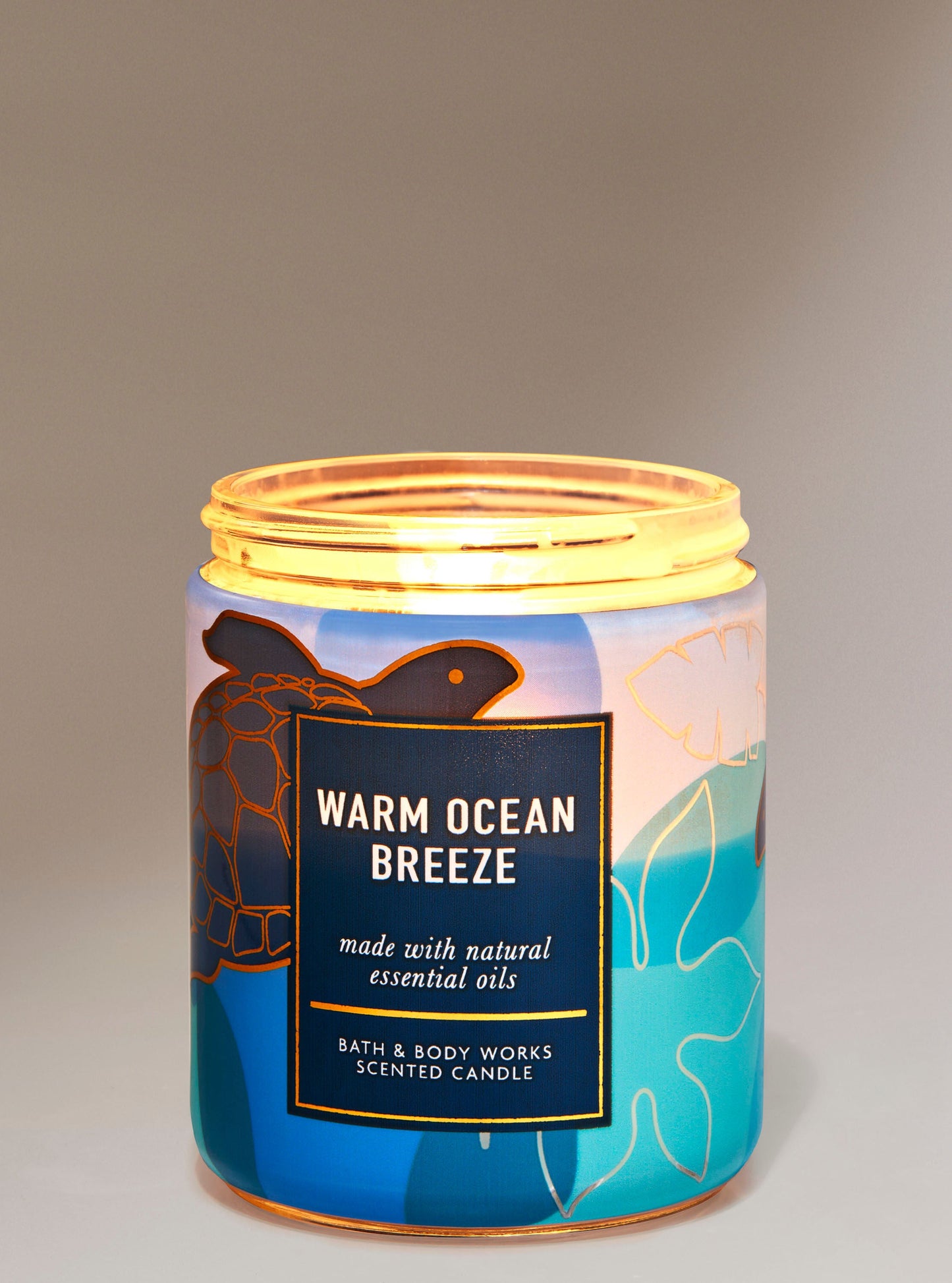 Warm Ocean Breeze 1 Wick Candle - Bath & Body Works
