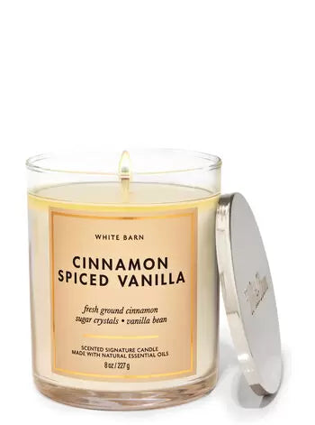 Cinnamon Spice Vanilla - 1 wick candle-Bath & Body Works