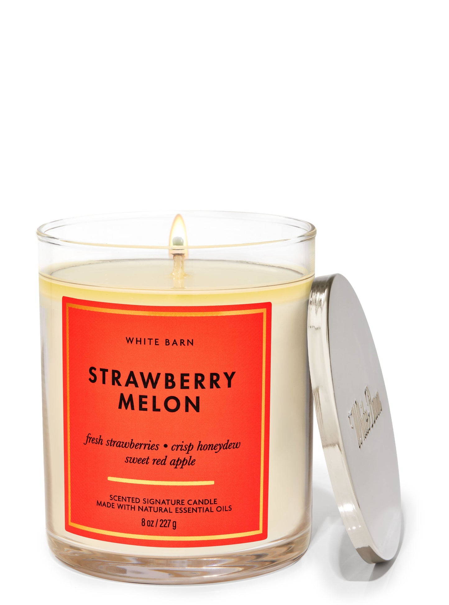 Strawberry Melon 1 Wick Candle - Bath & Body Works