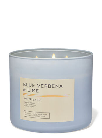 Blue Verbena 3-Wick Candle - Bath & Body Works