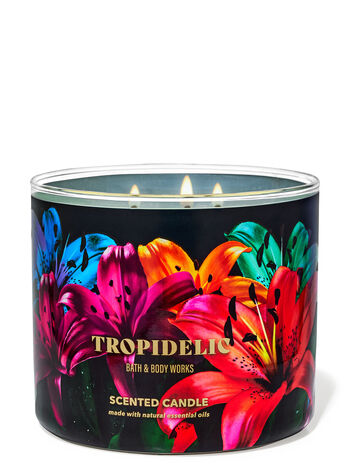 Tropidelic 3-wick candle-Bath & Boby Works