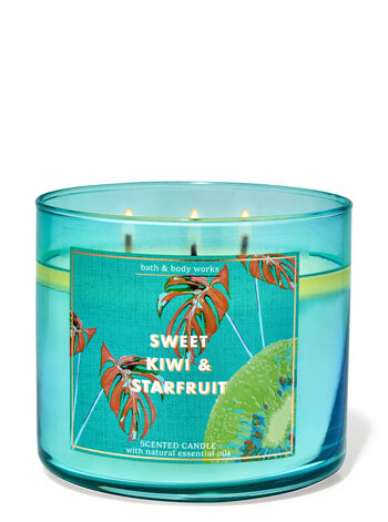 Sweet Kiwi Starfruit 3-Wick Candle - Bath & Body Works