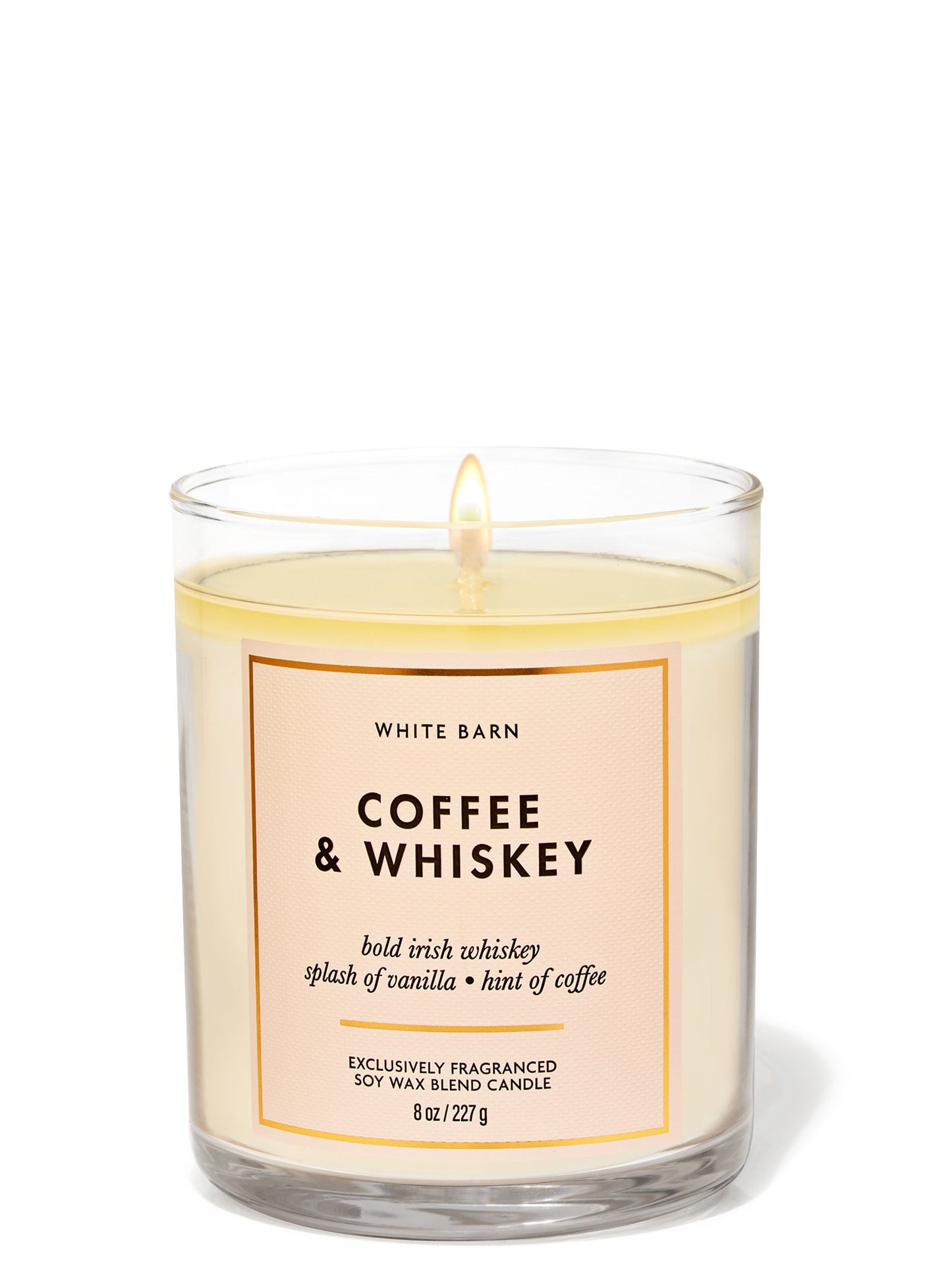 Coffee & Whiskey 1 Wick Candle - Bath & Body Works