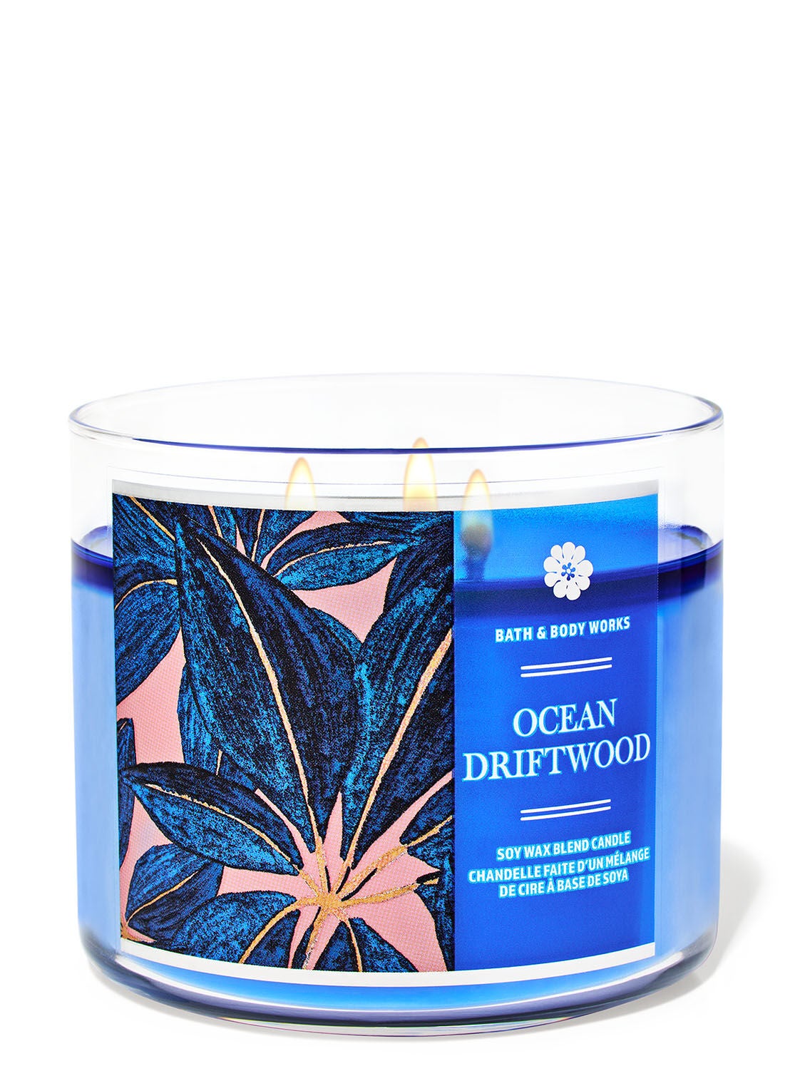 Ocean Driftwood 3 Wick Candle - Bath & Body Works