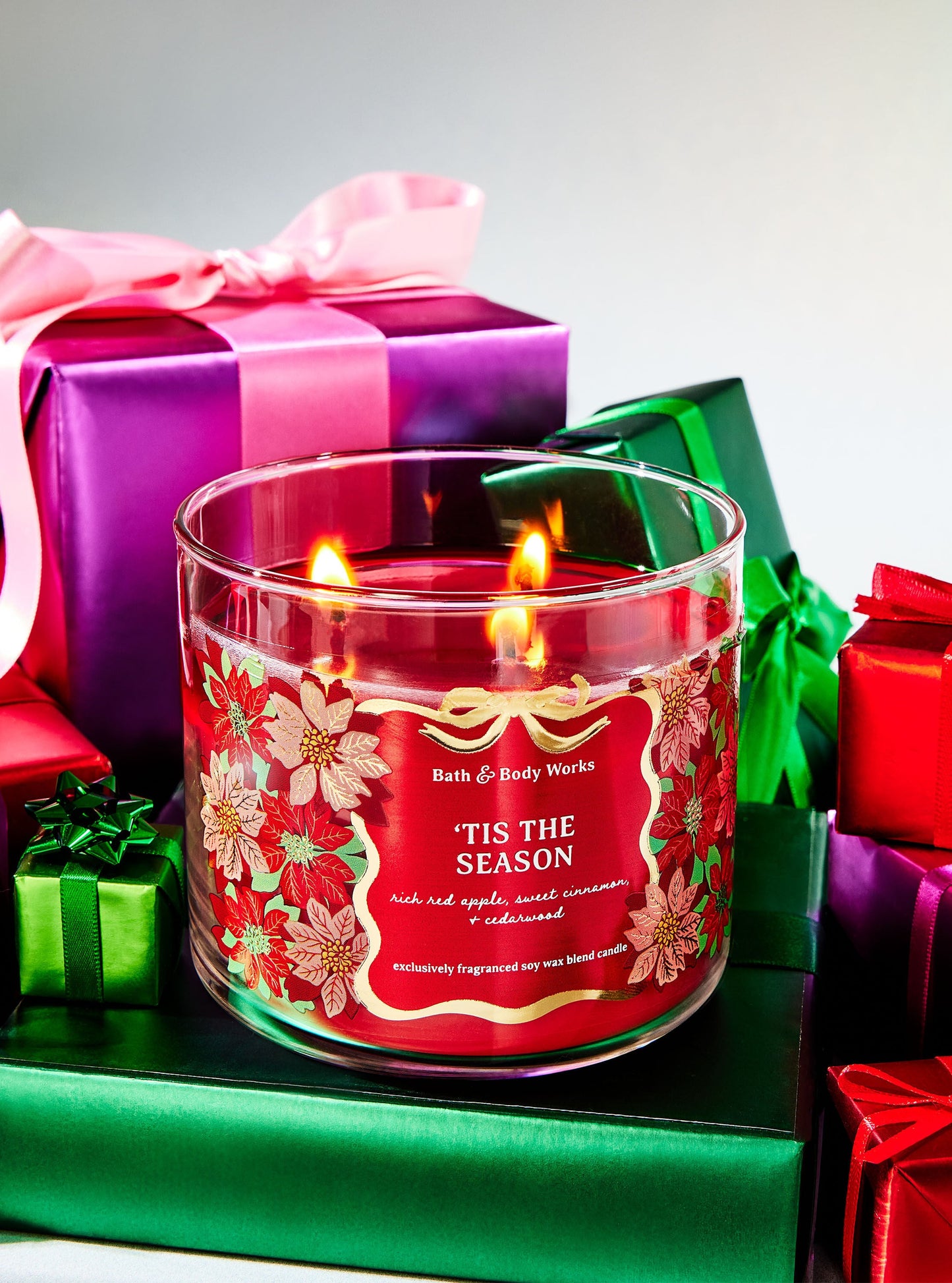 Tis The Season 3-Wick Candle - Bath & Body Works