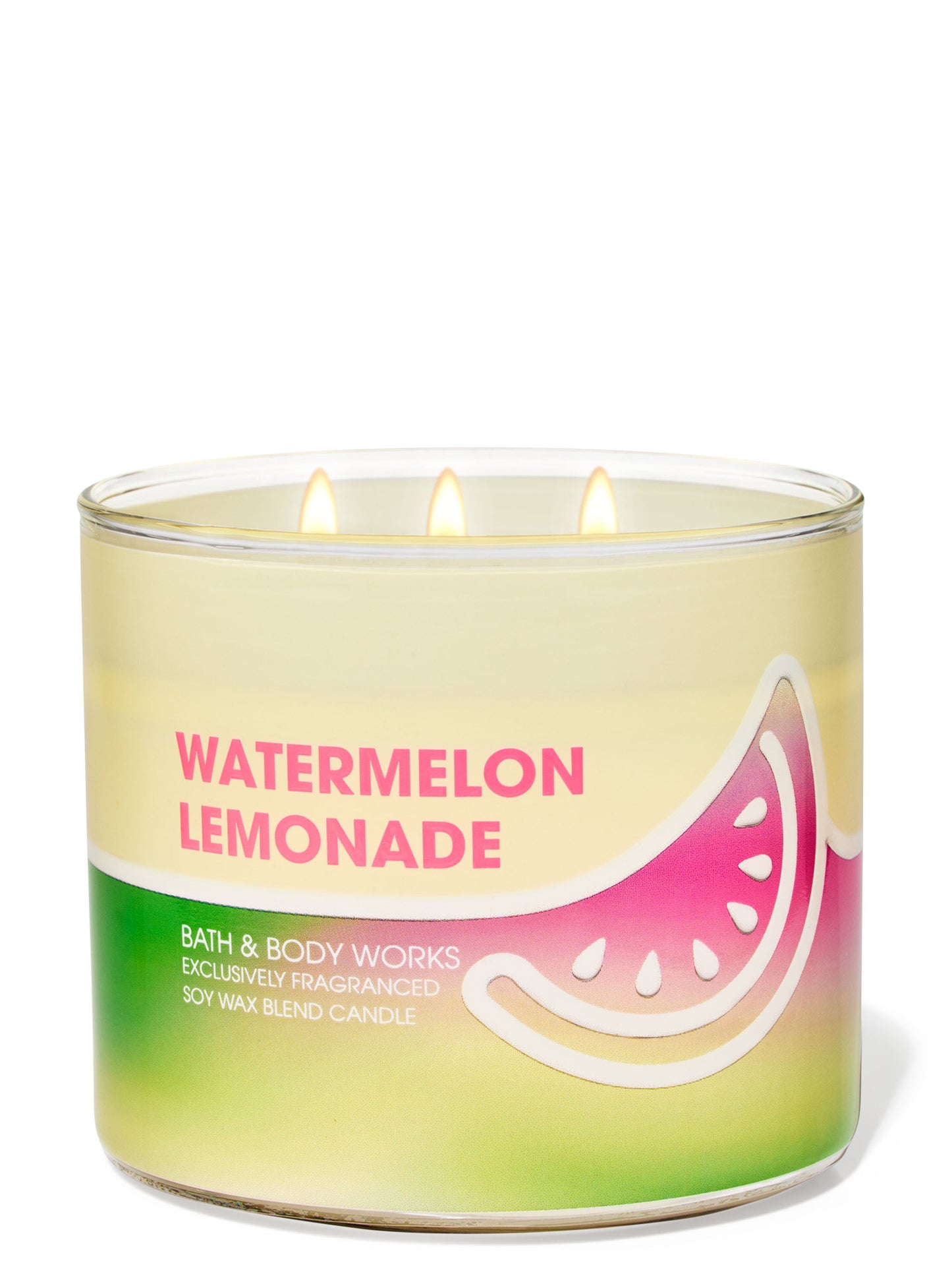 Watermelon Lemonade 3 Wick Candle- Bath & Body Works