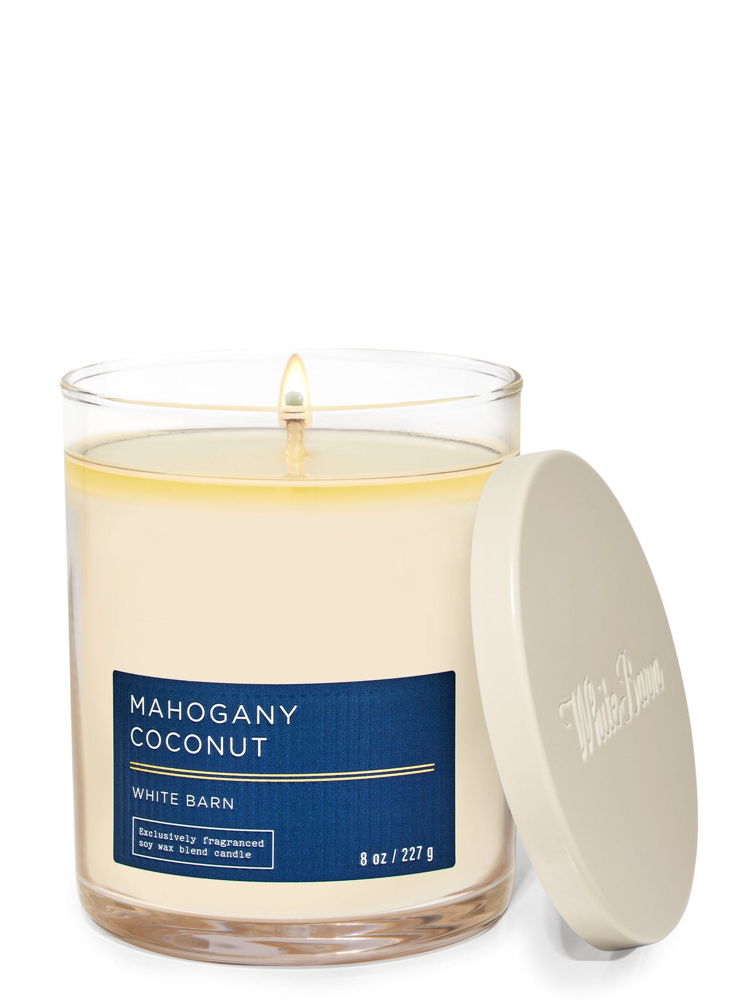 Mahogany Coconut 1 Wick Candle - Bath & Body Works