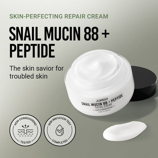 Snail Mucin 88 + Peptide Facial Cream - Jumiso