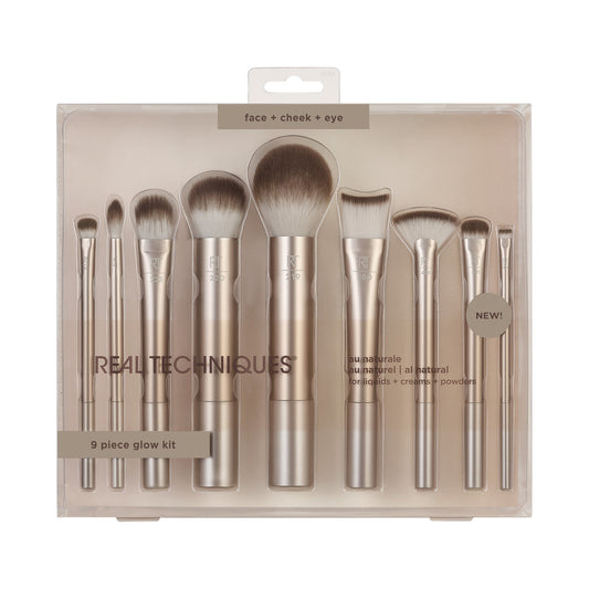Glow Kit 9 pieces Brush Set - Real Techniques