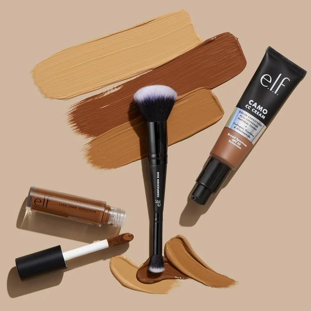 Complexion Duo Double Brush for Foundation & concealer - ELF