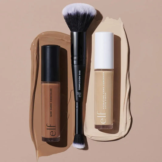 Complexion Duo Double Brush for Foundation & concealer - ELF
