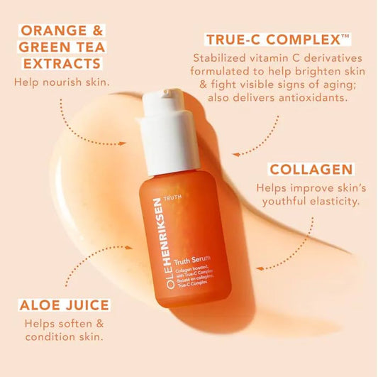 Truth Serum Collares boosted whit true-C Complex - Olehenriksen