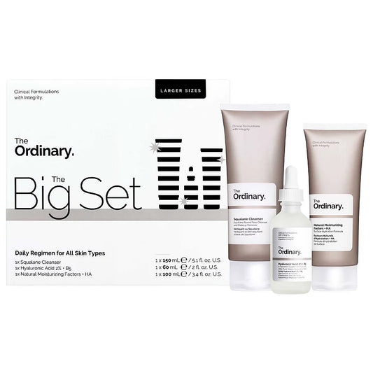 The Big Set Large Size Daily Régimen For All Skin Types - The Ordinary