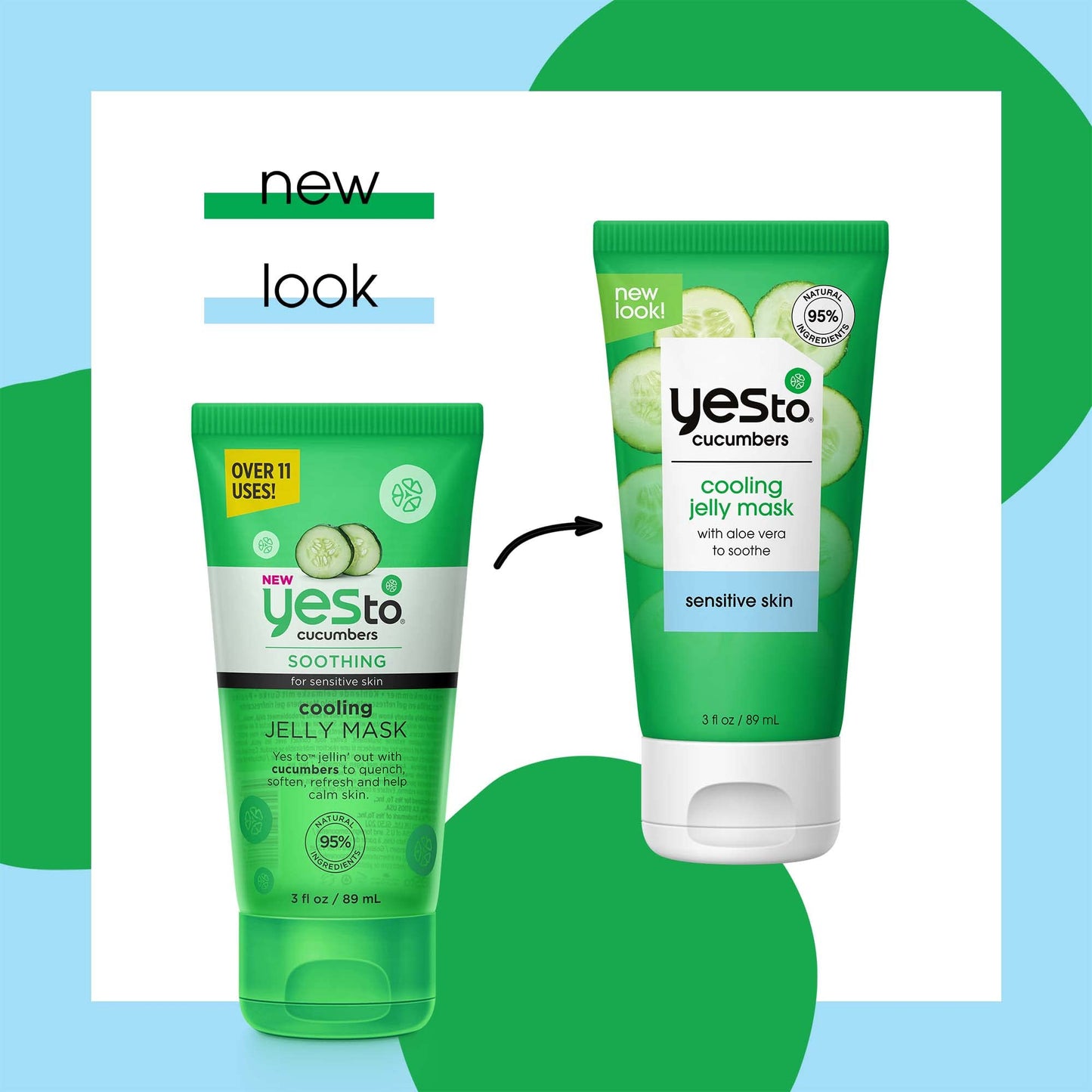 Cooling jelly mask-Yes to