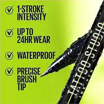 Tattoo Studio liquid eyeliner waterproof-Maybelline