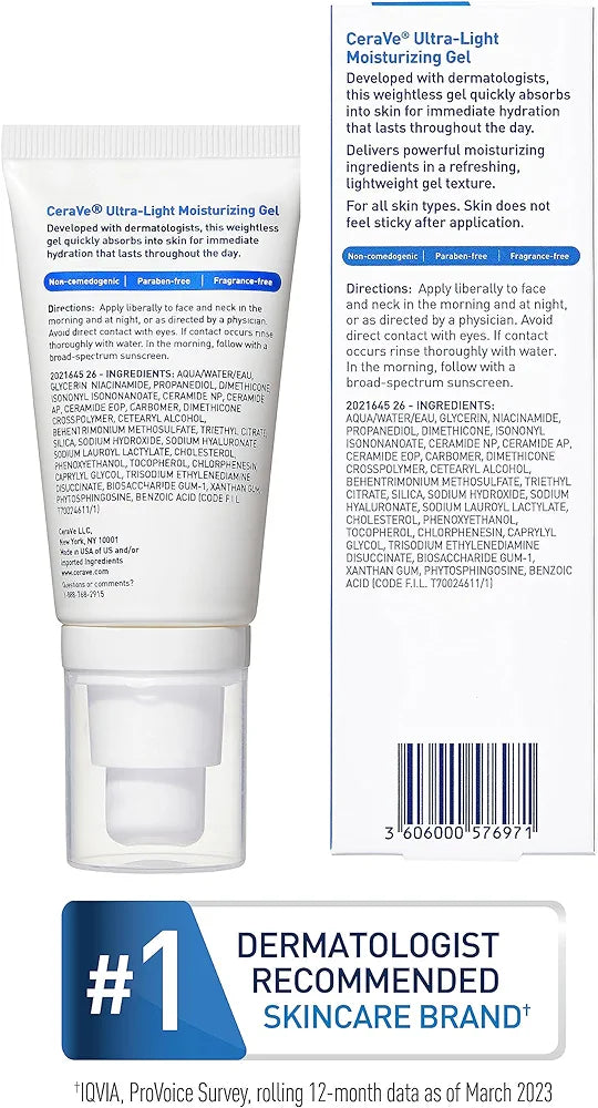 Ultra-Light Moisturizing Gel - Cerave