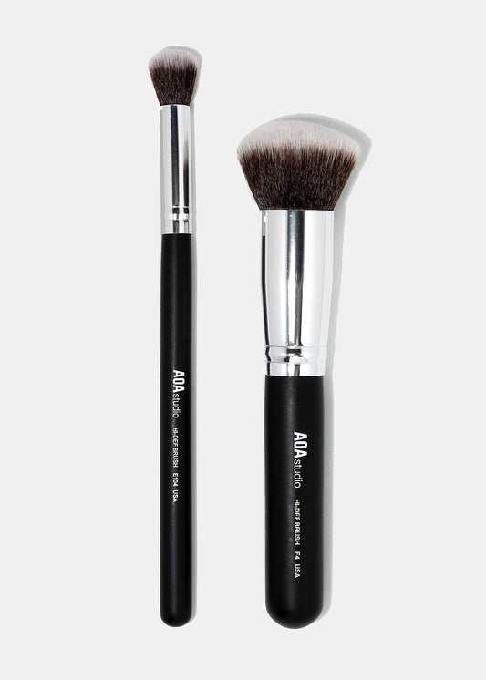 El dúo de brochas Kabuki F4 y E104 - AOA