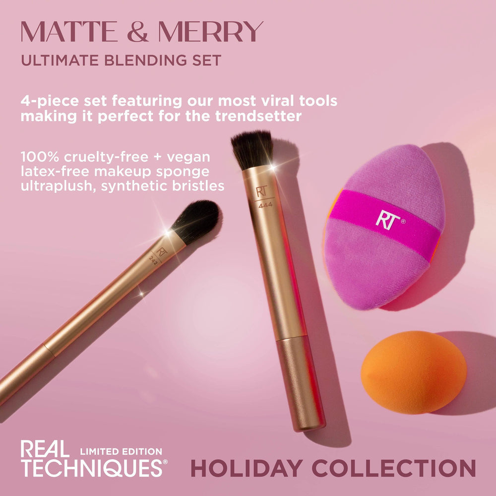 Matte & Merry Ultimate Blending Brush Set- Real Techniques