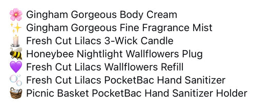 Picnic Basket Gift Set - Bath & Body Works