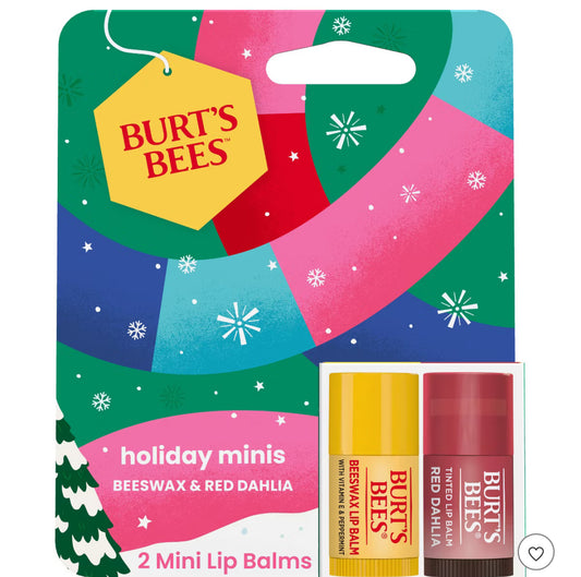 Holiday Minis Lip Balm Gift Set- Burts Bees