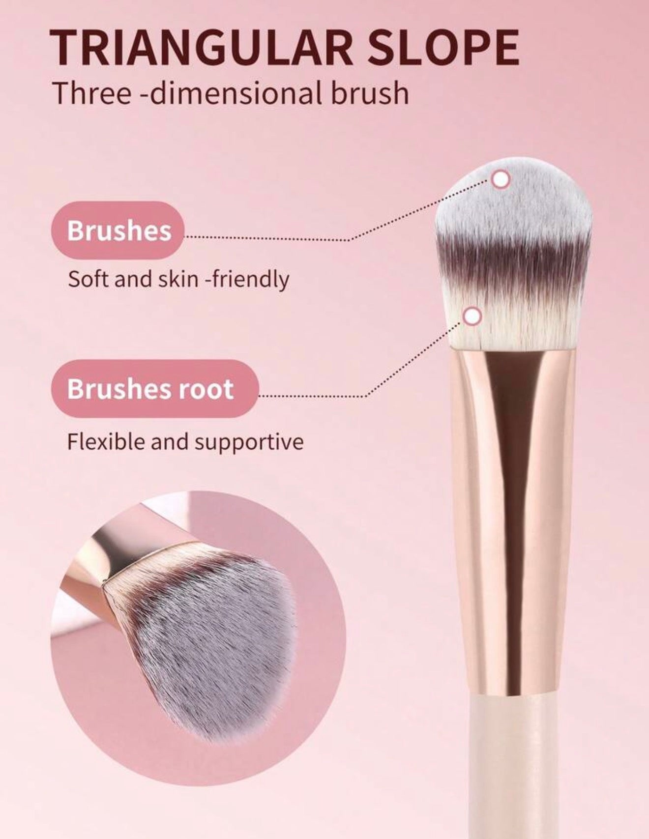 Makeup 5pcs Double-ended Brush Set - Maange