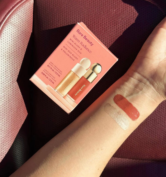 Warm Radiance Mini Blush & Luminizer Duo - Rare Beauty