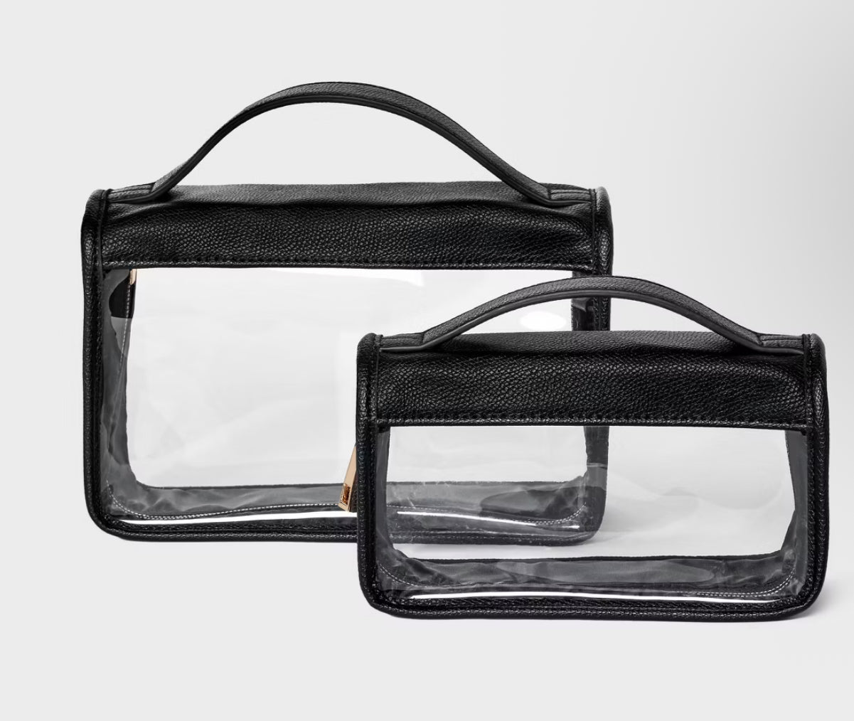Clear Travel Pouch Duo - A New Day