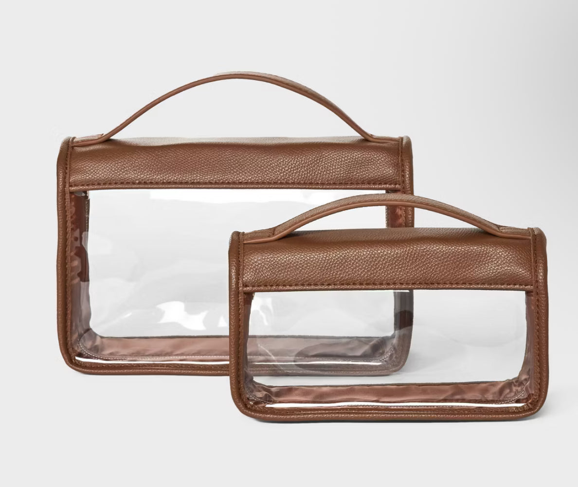 Clear Travel Pouch Duo - A New Day