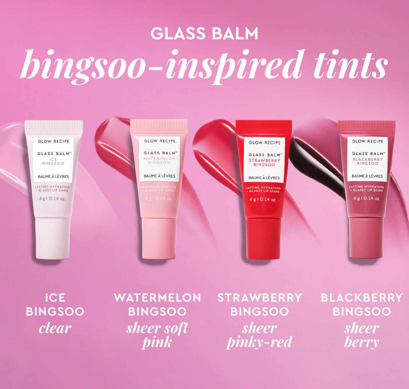 Mini Glass Balm Lip Treatment Collection - Glow Recipe