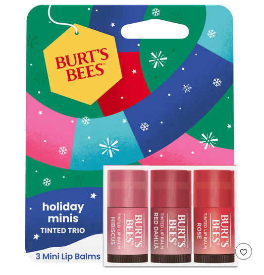 Holiday Minis Tinted Lip Balm Gift Set - Burts Bees