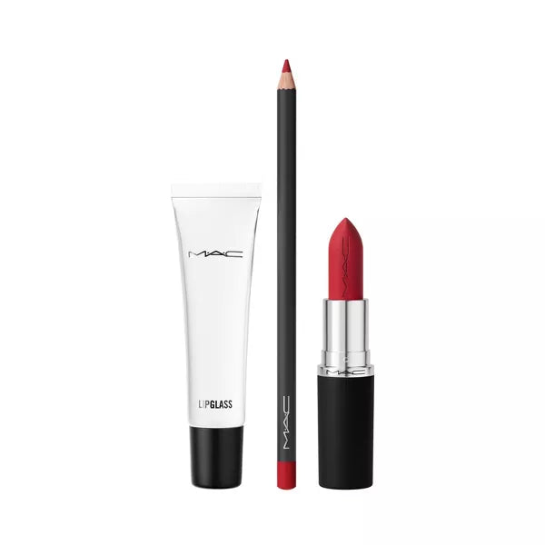 Clam to Fame Lip Trio Ruby Woo Mac