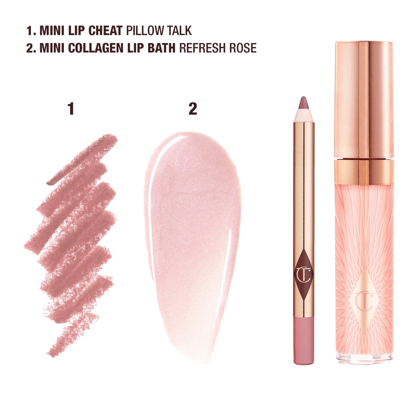 Glossy Fresh Pink Lip Dúo - Charlotte Tillbury
