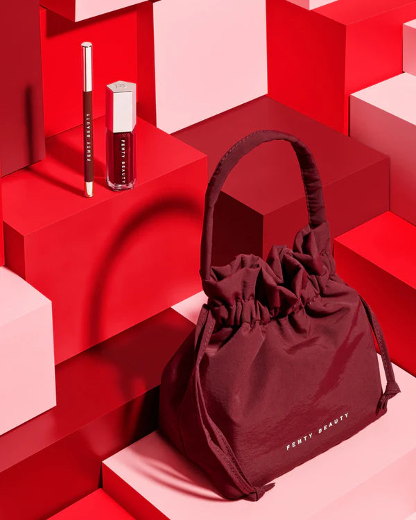 Chocolate Cherriez 2-piece Lip Set + Pouch - Fenty Beauty
