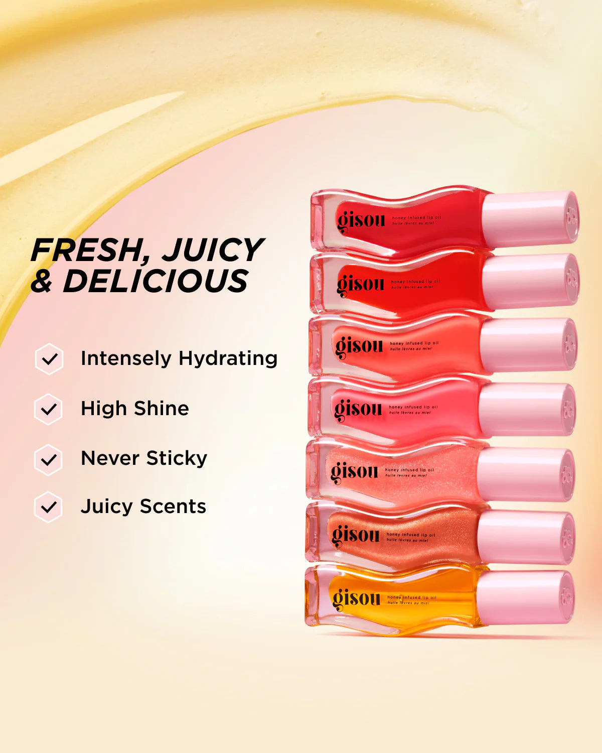 Honey Infused Lip Oil - Gisou