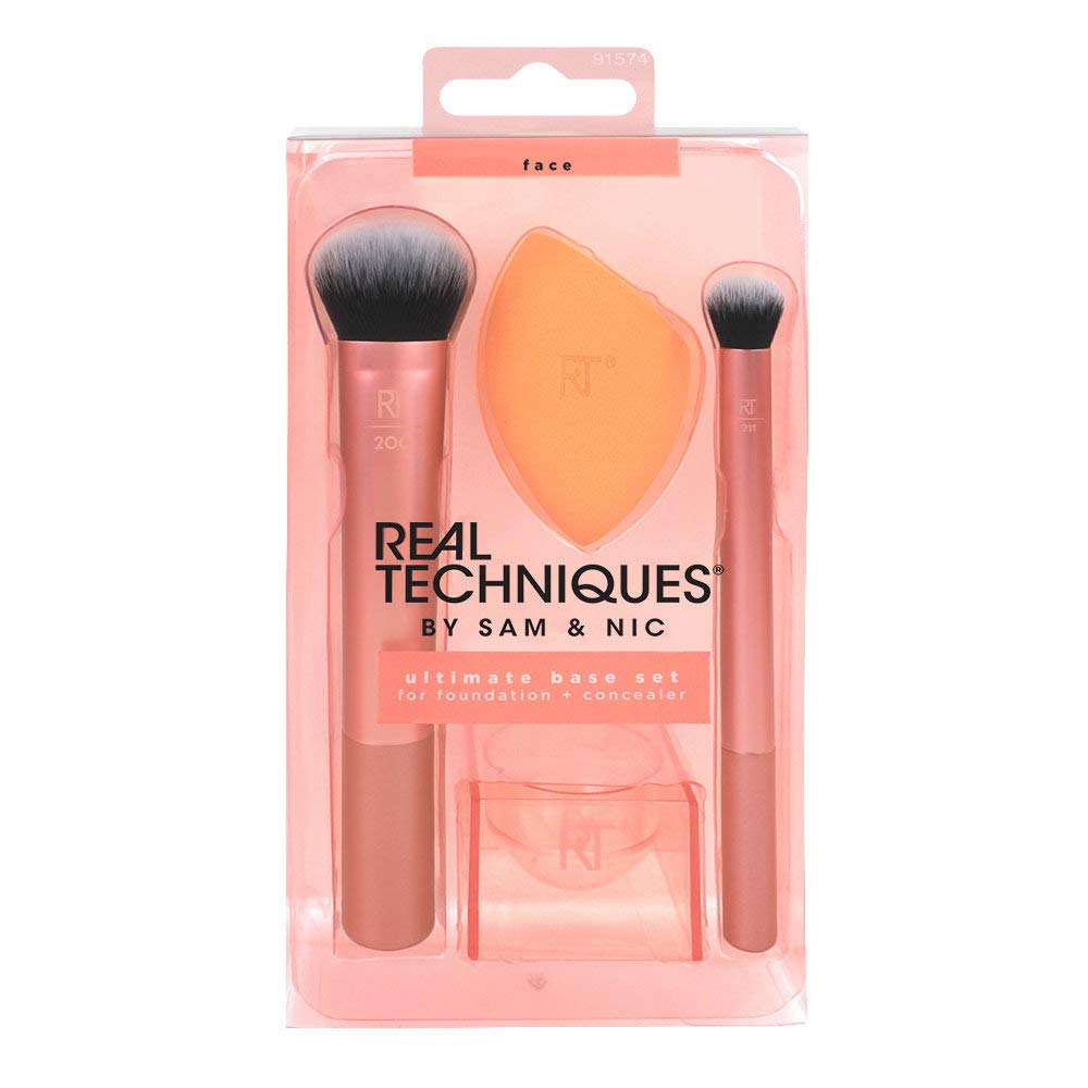 Ultímate Base Brush Set for Foundation + concealer - Real Techniques