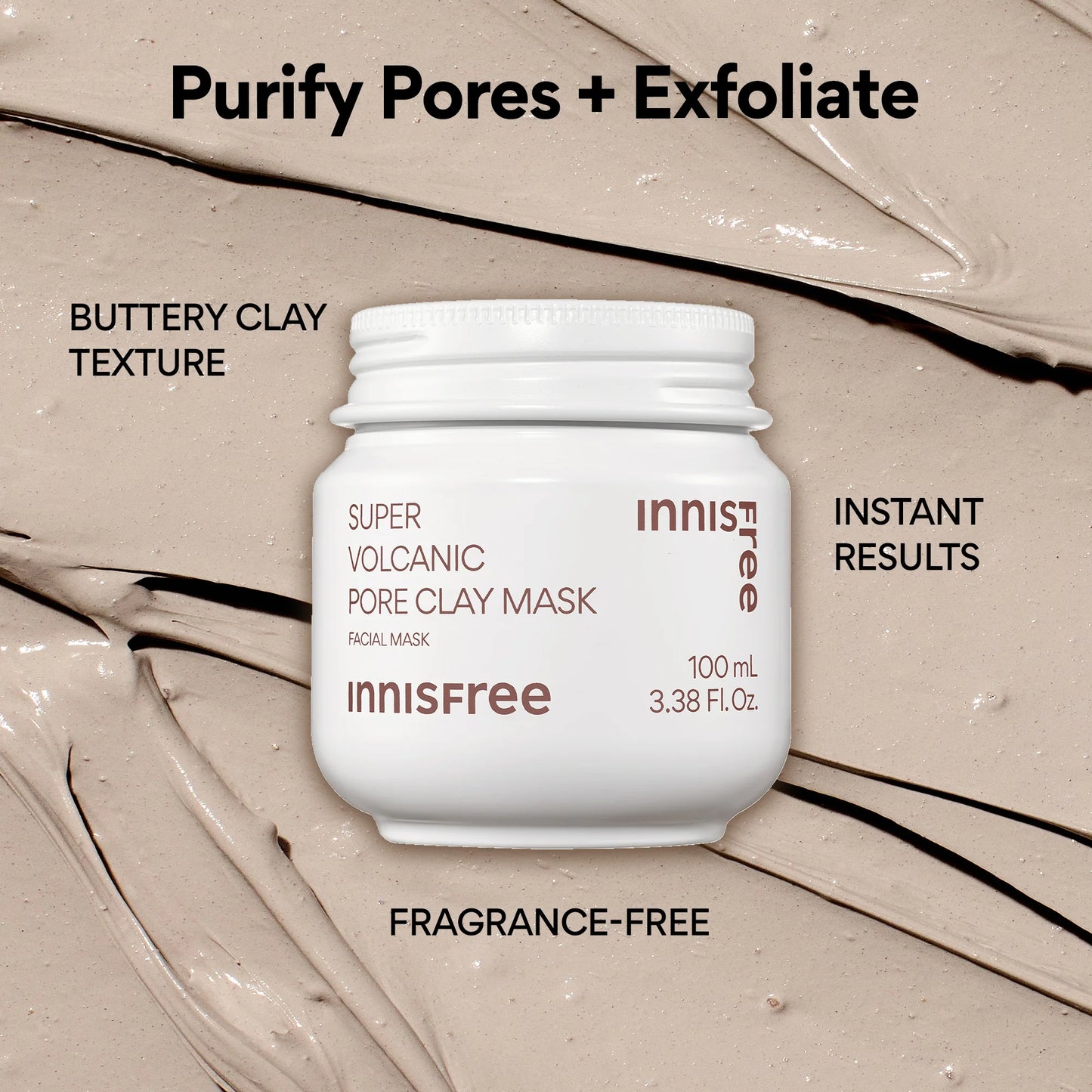 Super Volcanic Pore Clay Mask - Innisfree