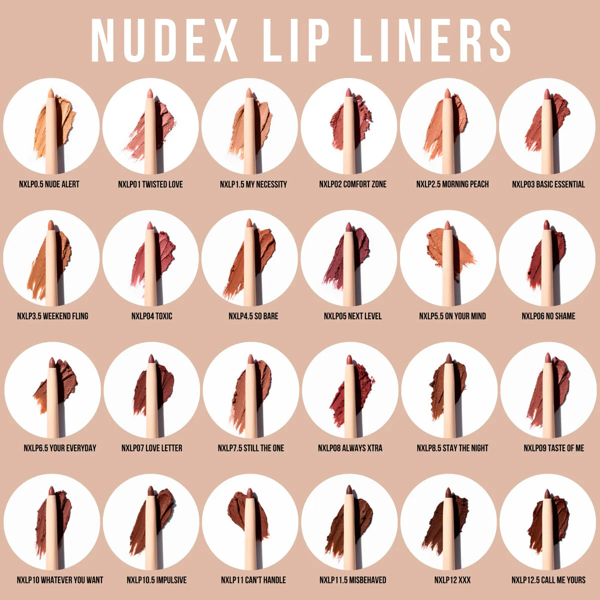 Nude X Lipliner - Beauty Creations