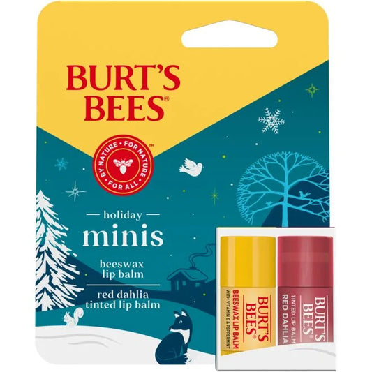 Holiday Minis Lip Balm Gift Set- Burts Bees