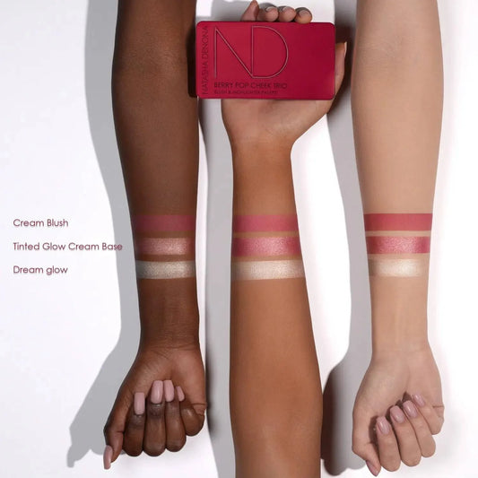 Berry Pop Cheek Trío Blush & Highlighter Palette - Natasha Denona