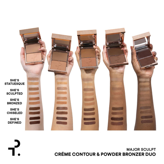 Creme Contour & Powder Bronzer Duo - Patrick Ta