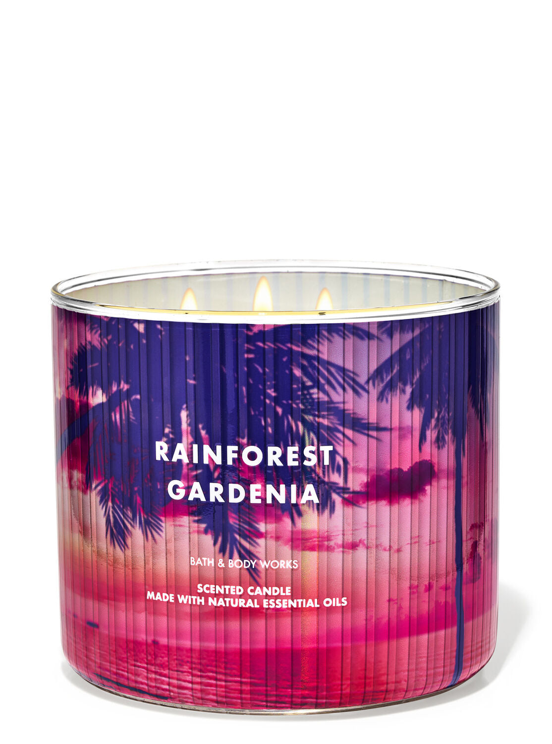 Rainforest Gardenia 3-Wick candle - Bath & Body Works
