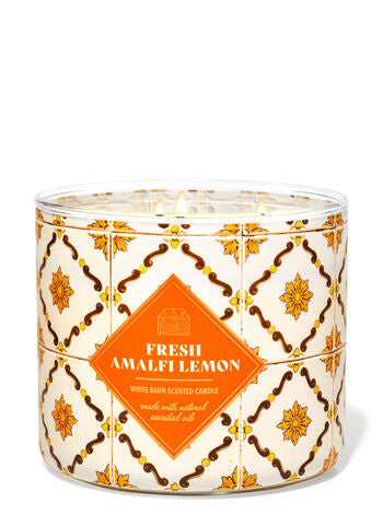 Fresh Amalfi Lemon - 3 Wick candle - Bath & Body Works