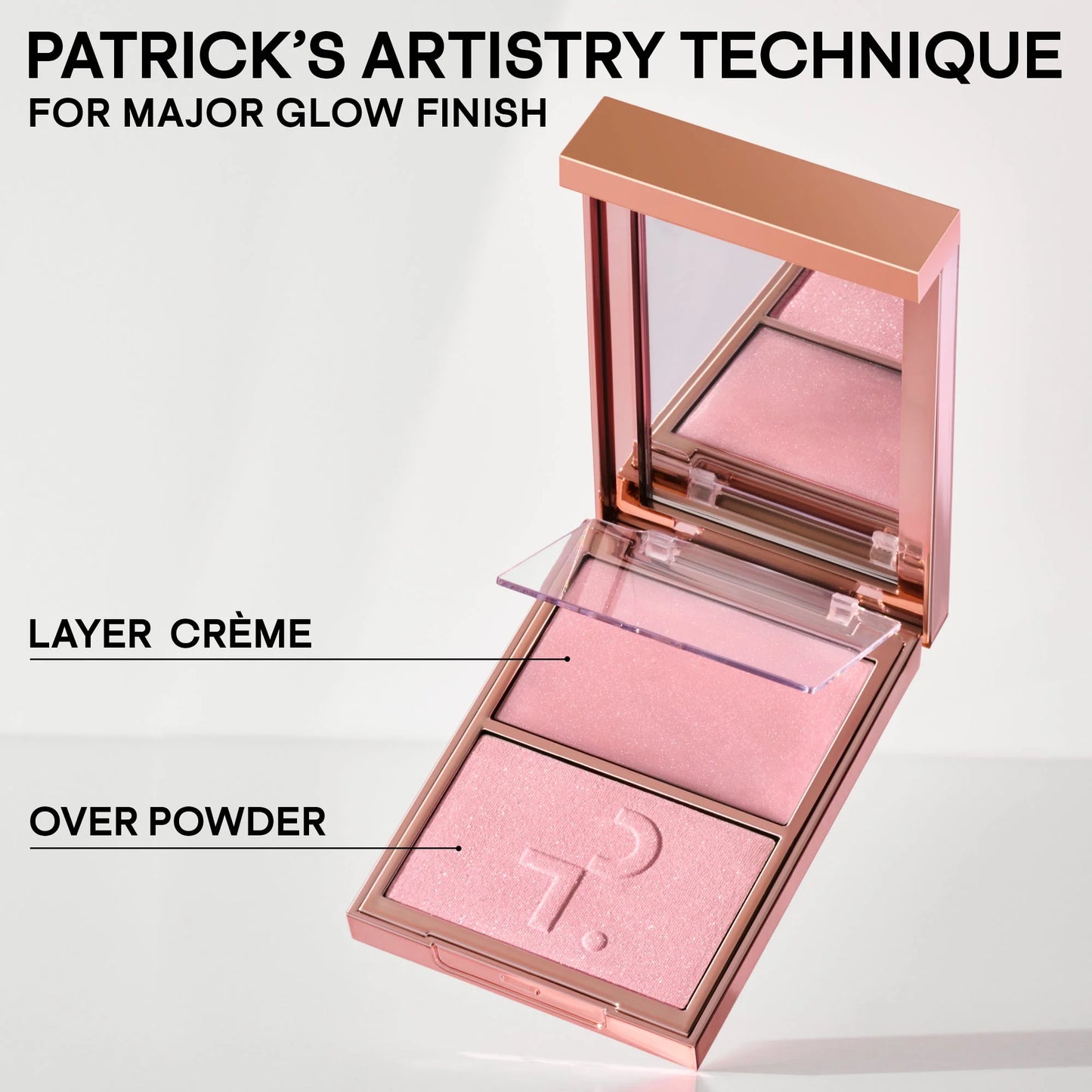 Major Glow Creme & Powder Light Reflecting Highlighter Dúo - Patrick Ta