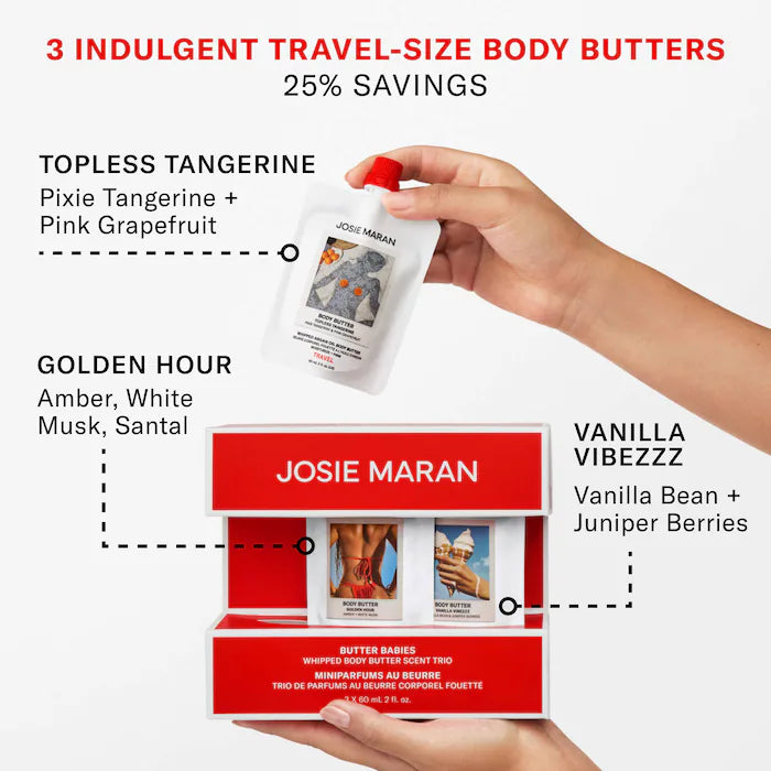 Butter Babies 3-Piece Body Butter Minis Kit - Josie Maran