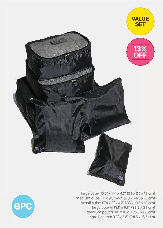 Travel  Packing Set 3 cubes+3 pouches - AOA