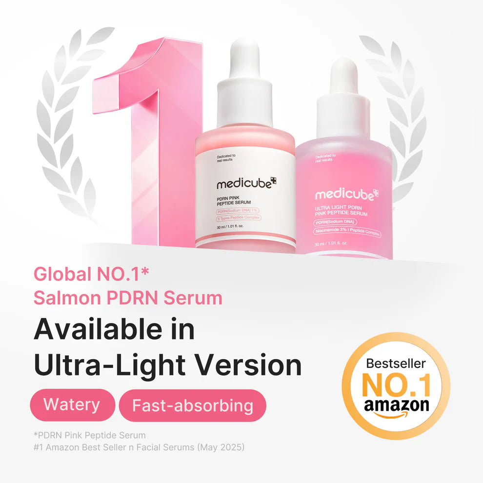 Ultra Light PDRN Pink Peptide Serum - Medicube