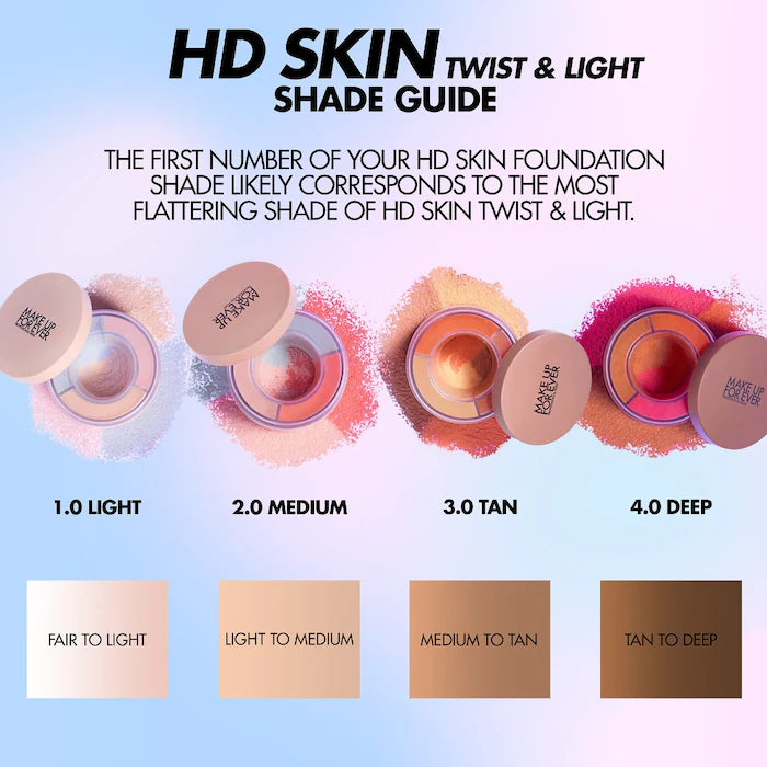 HD skin Twist & Light Loose Powder - Makeup For Ever