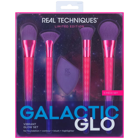 Galactic Glo 5pcs Vibrant Brush Set - Real Techniques