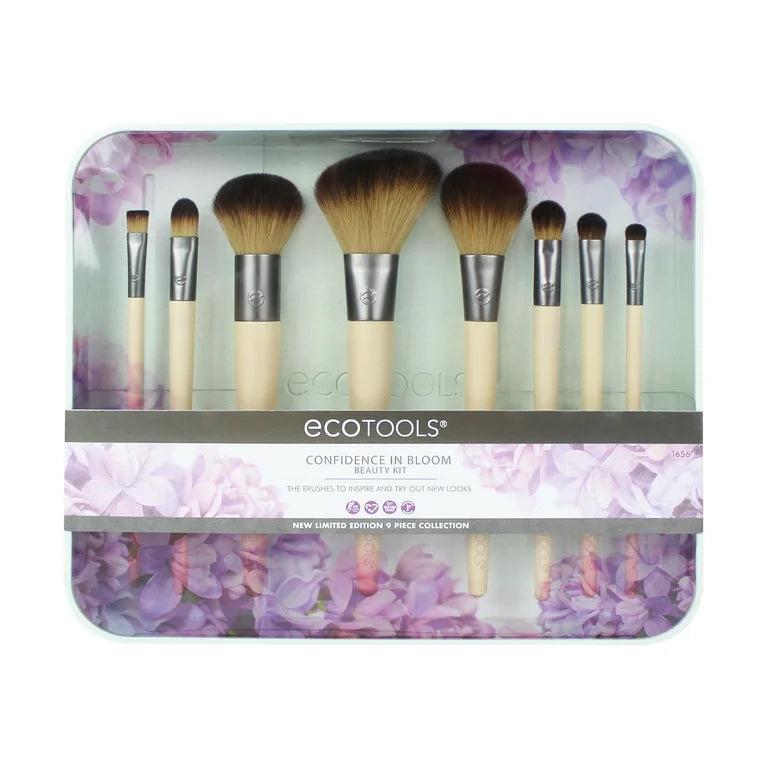 Confidence in Bloom 9pcs Brush Set - Ecotools