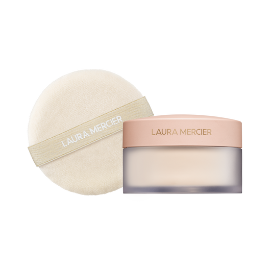 Divinely Flawless Traslucent Losse Setting Powder & Puff - Laura Mercier